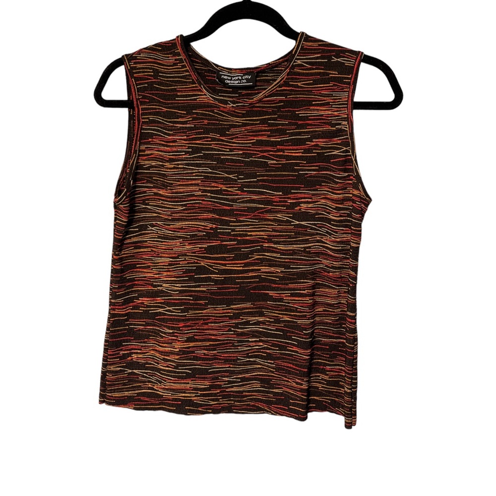 vintage slinky pattern tank